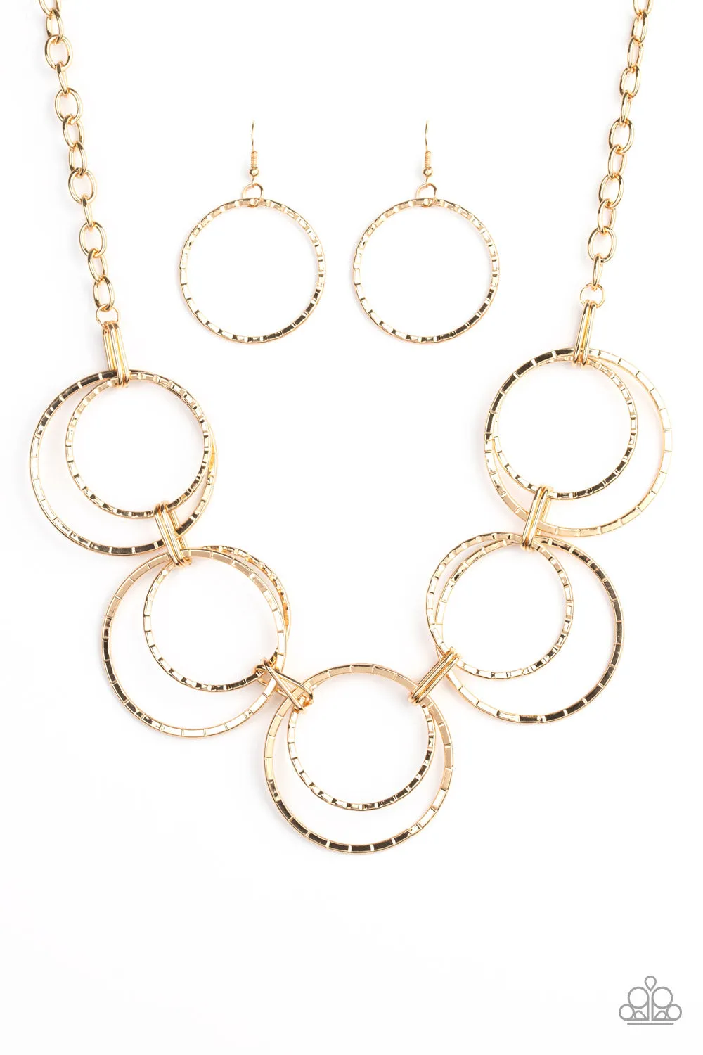 Paparazzi - Radiant Revolution - Gold Necklace