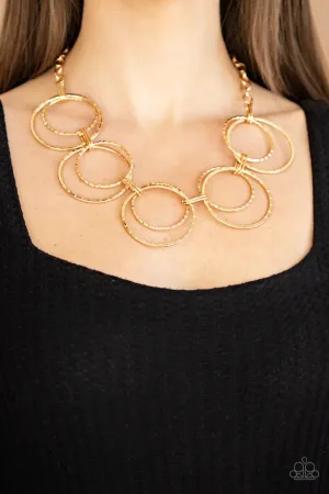 Paparazzi - Radiant Revolution - Gold Necklace