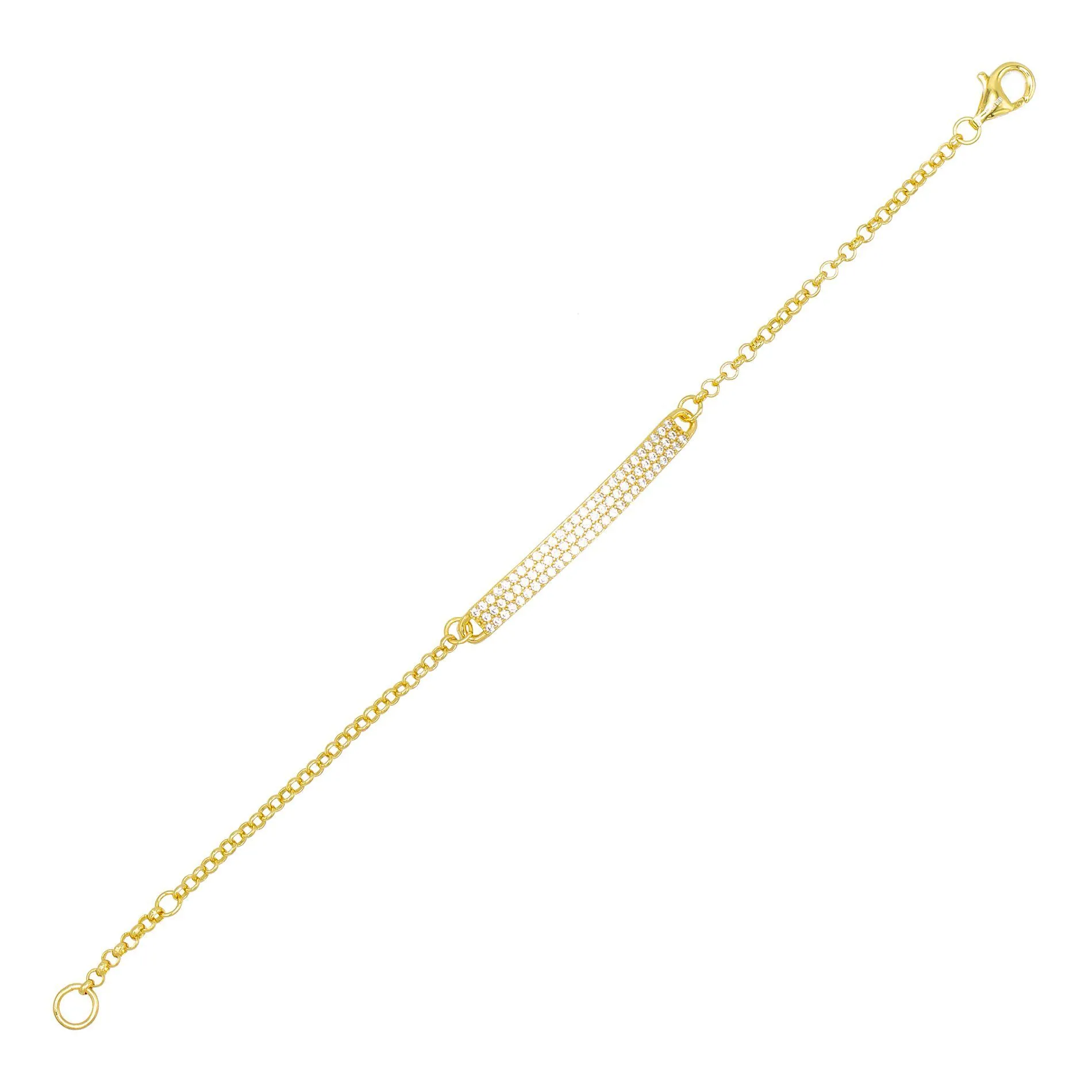Pavé Bar Bracelet