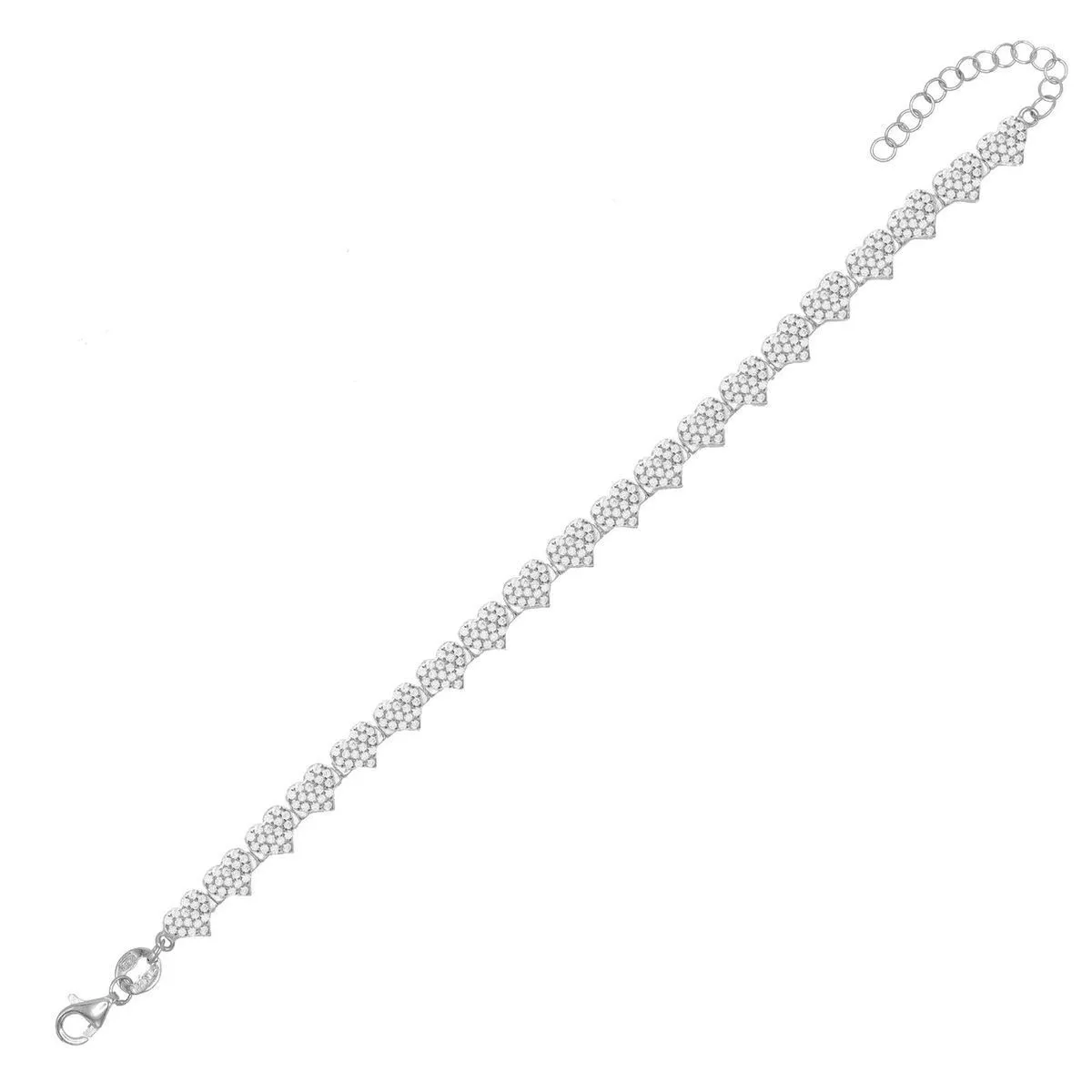 Pavé Heart Bracelet