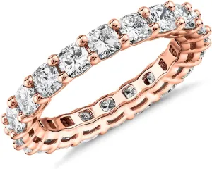 PAVOI 14K Gold Plated Rings Cubic Zirconia Love Ring | 4mm Stackable Rings for Women | Gold Rings for Women
