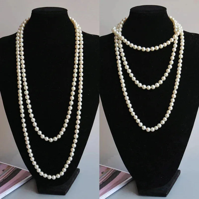 Pearl Multi-layered Women's Necklace Exaggerated Fashion High Street Club Party Banquet Necklace For Women Jewelry