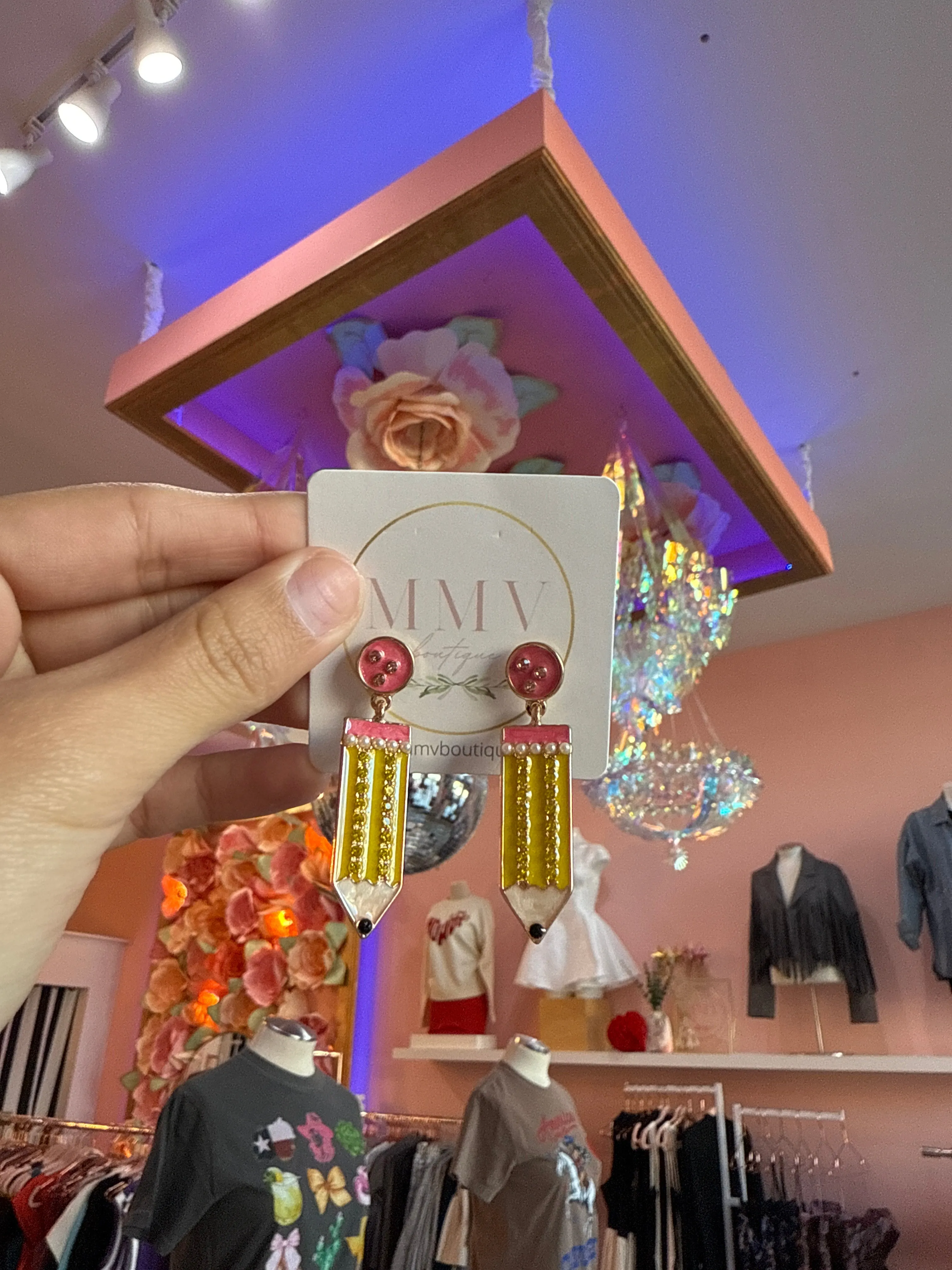 Pencil Earrings