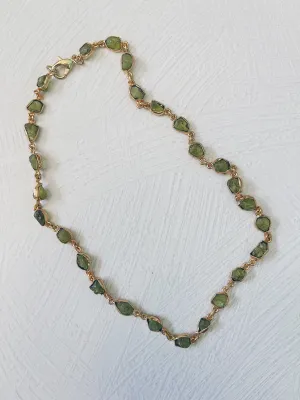 Peridot Chain Necklace