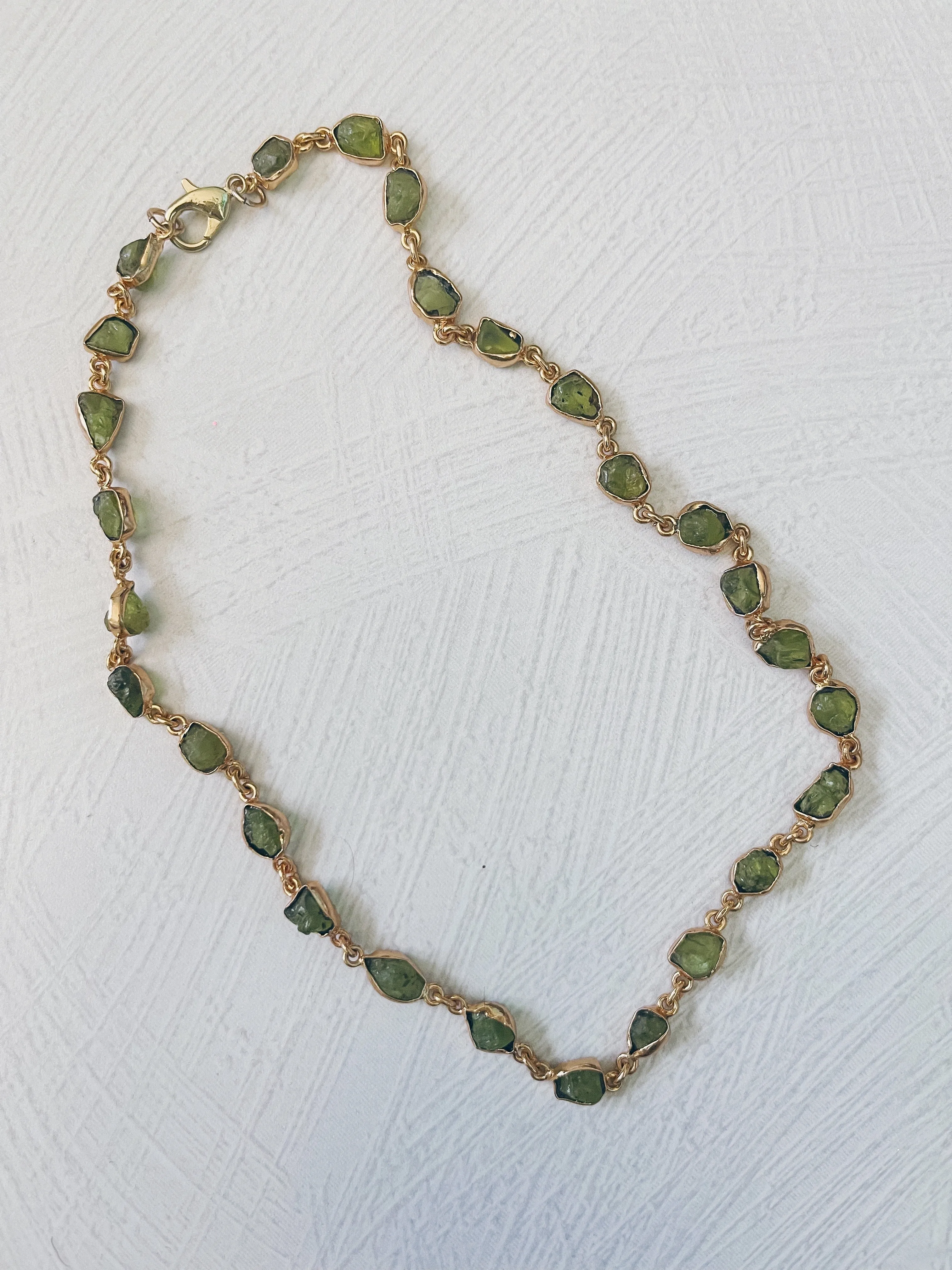 Peridot Chain Necklace