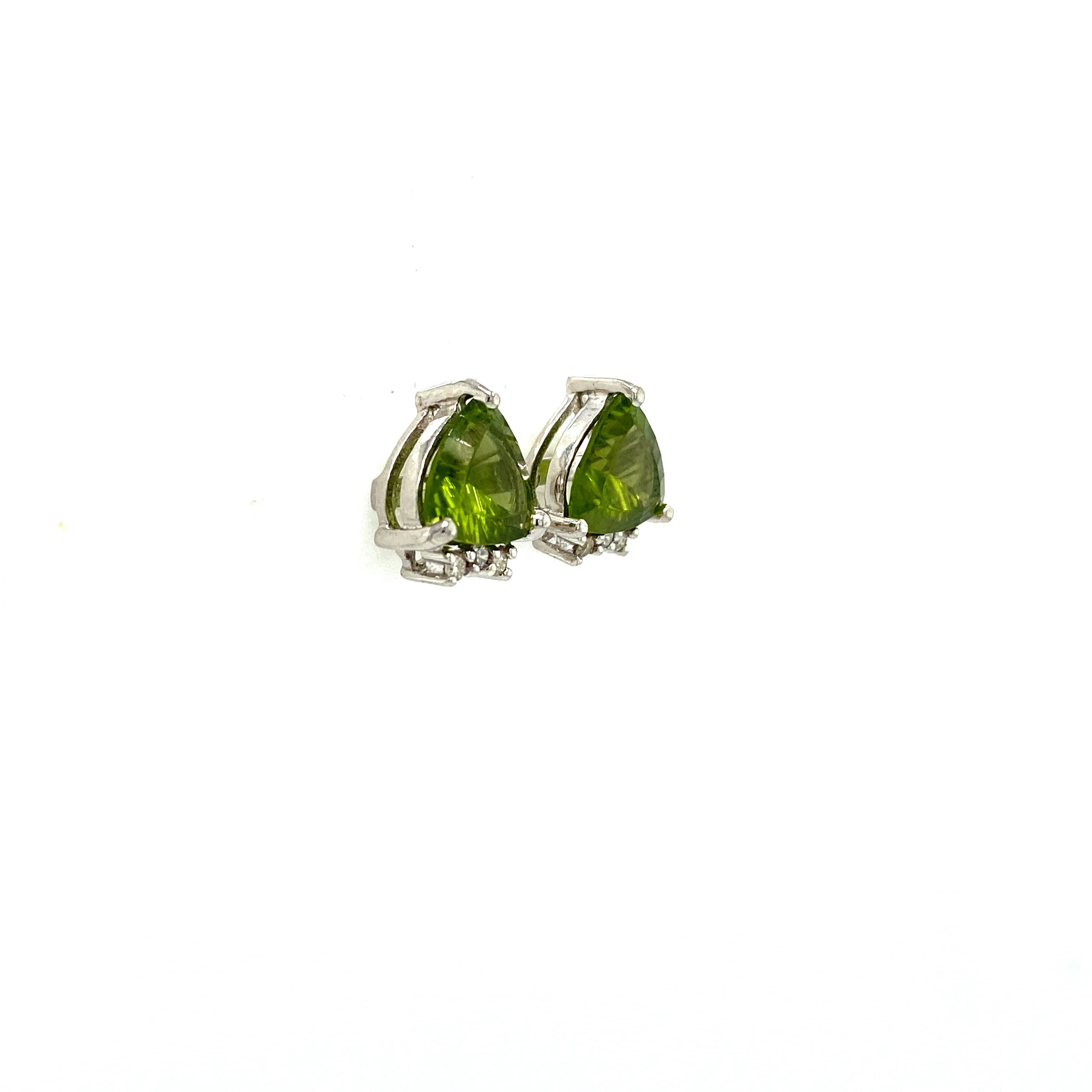 Peridot Earring in .925 Sterling Silver - KST 59661