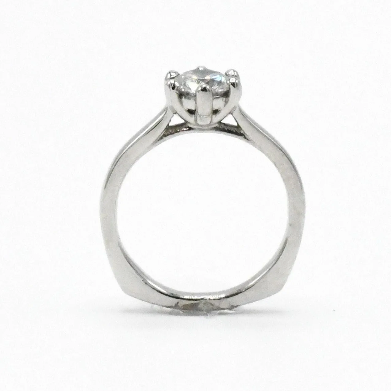Platinum & 1.01ct Round Brilliant Cut GIA Diamond Solitaire Engagement Ring