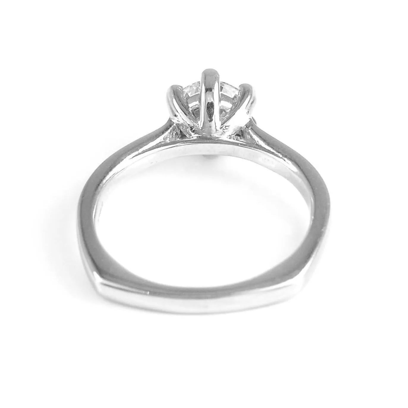 Platinum & 1.01ct Round Brilliant Cut GIA Diamond Solitaire Engagement Ring