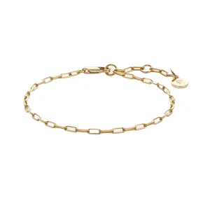 Poetry Slim Link Chain Bracelet