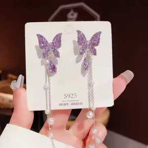 Preffers® Butterfly Shape Earrings – Elegant & Whimsical Design