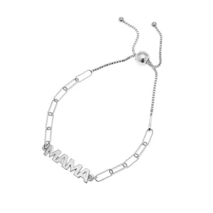 P.S. I Love You Mama Bracelet in Silver