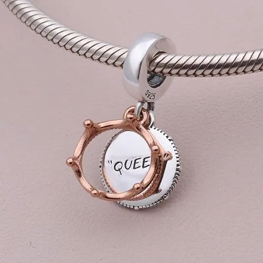 Queen Crown Princess Charm Pendant