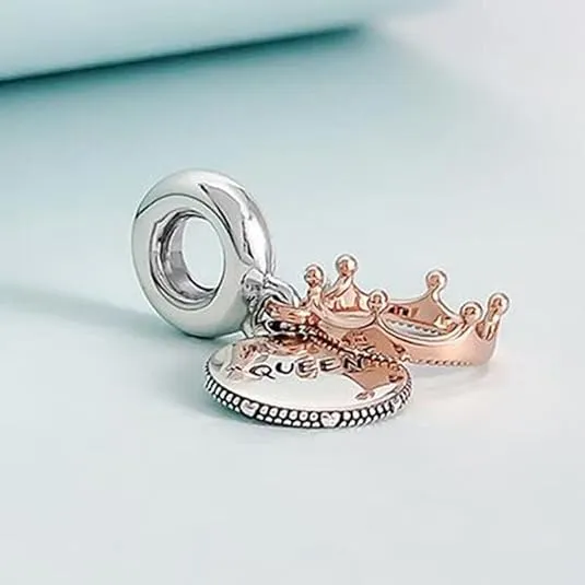 Queen Crown Princess Charm Pendant