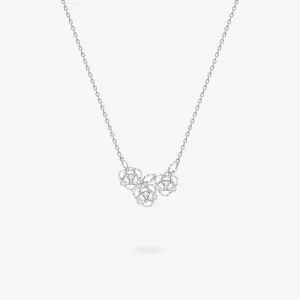 "Blooming Rose" Sterling Silver Necklace