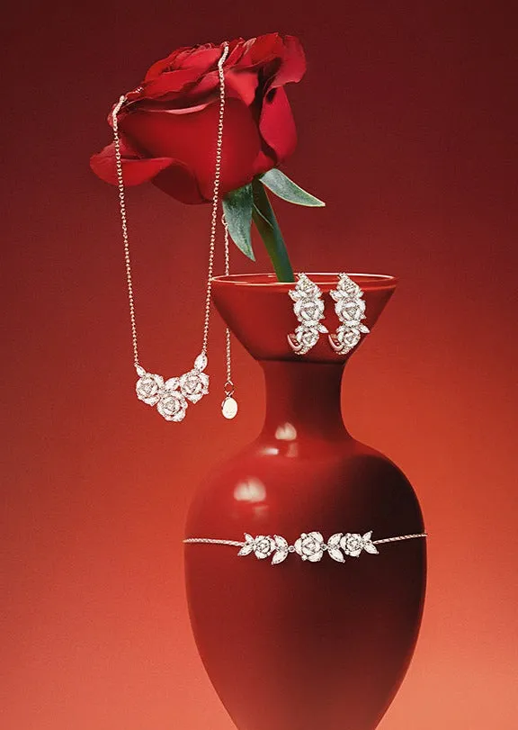 "Blooming Rose" Sterling Silver Necklace