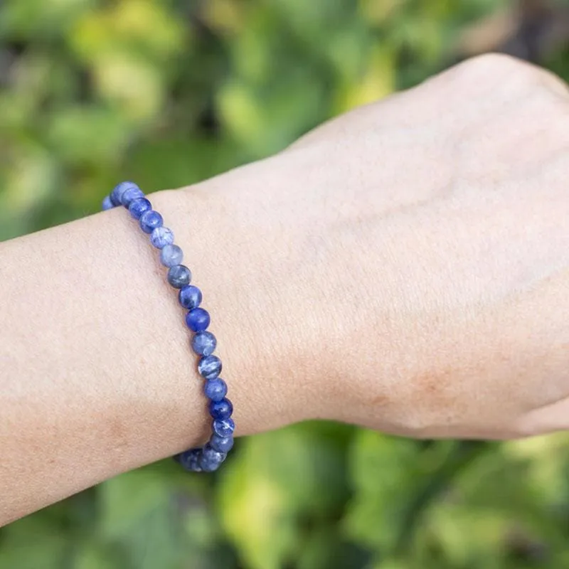 "Peace" Sodalite Delicate Bracelet