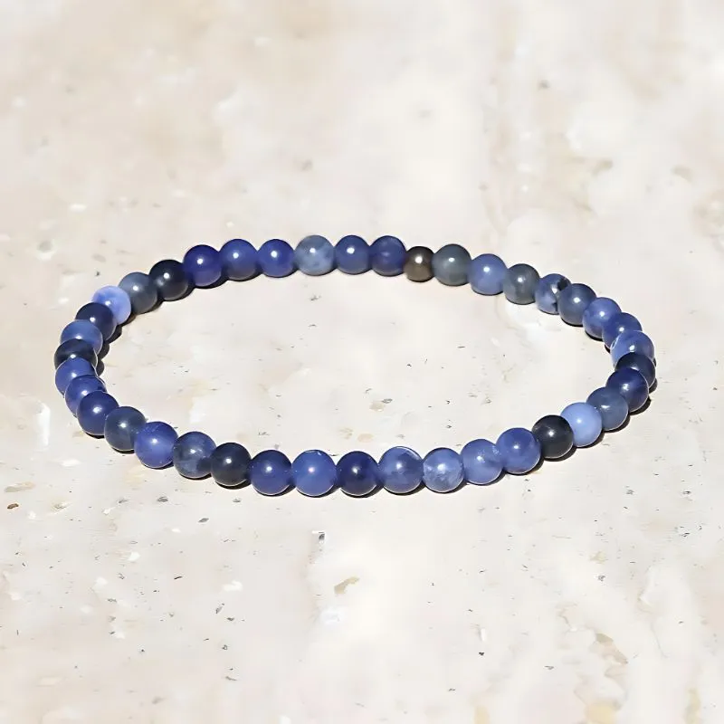 "Peace" Sodalite Delicate Bracelet