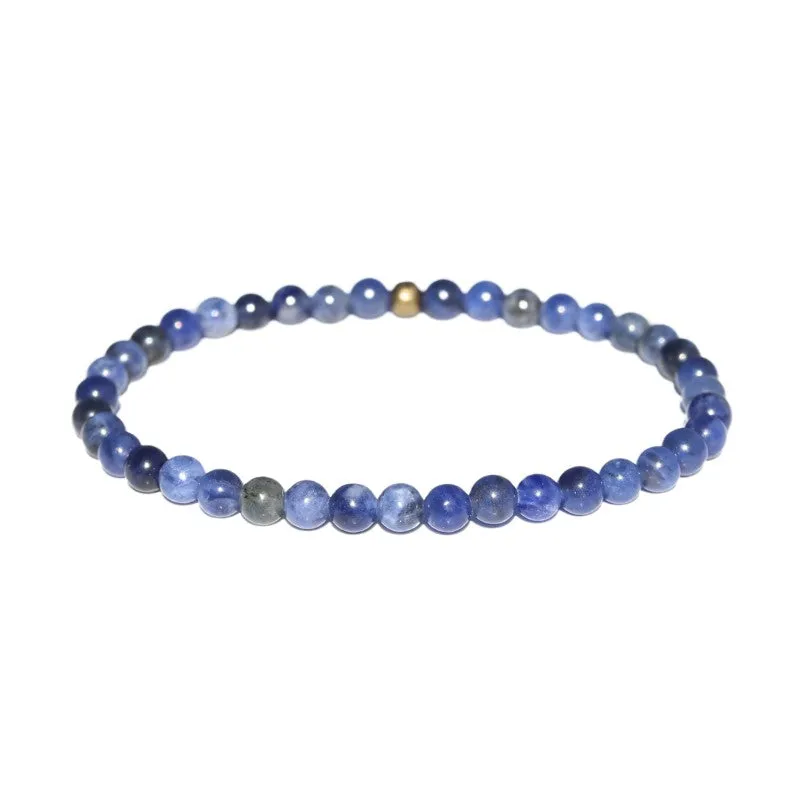 "Peace" Sodalite Delicate Bracelet