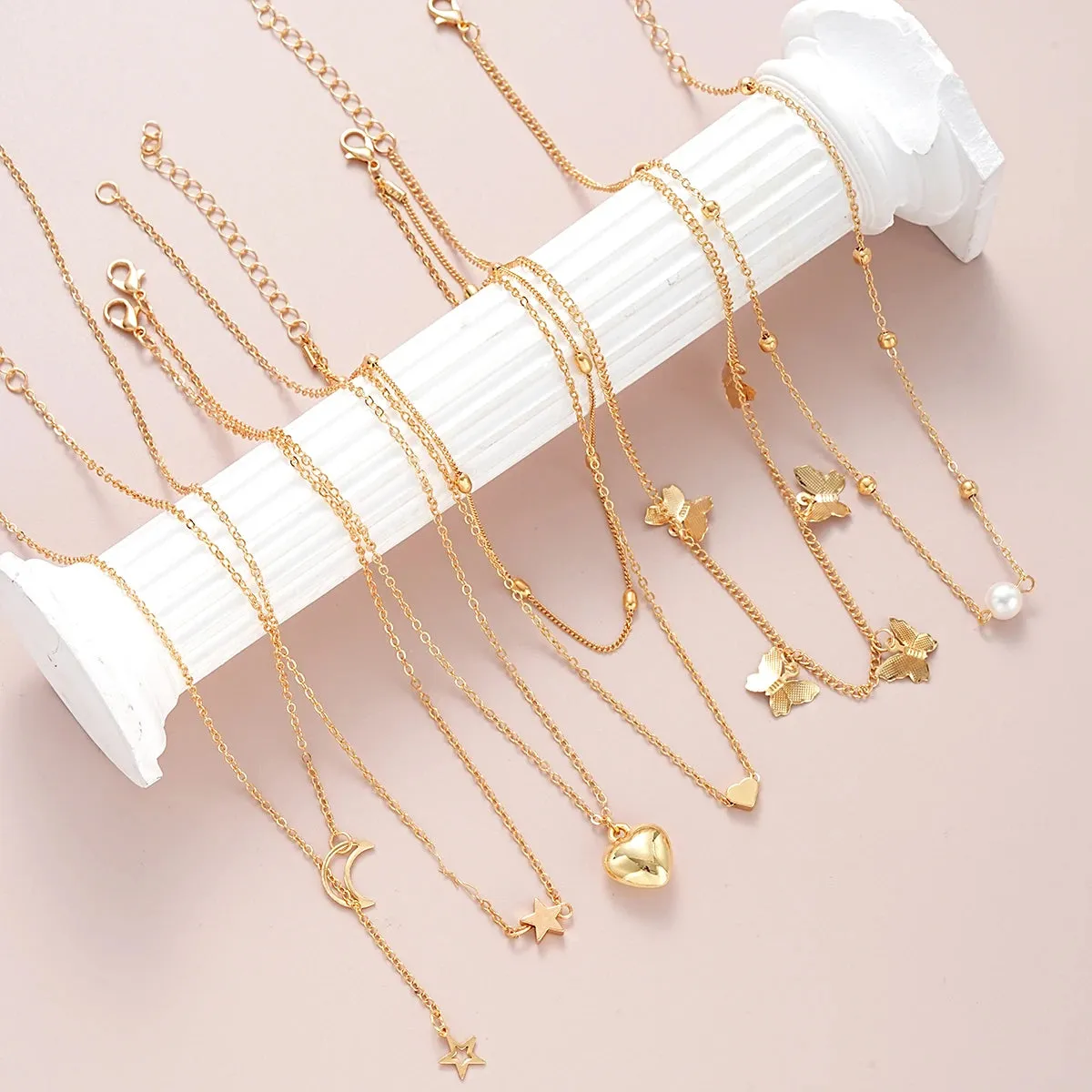 Radiant Luxury: 73-Piece Gold-Plated Jewelry Set
