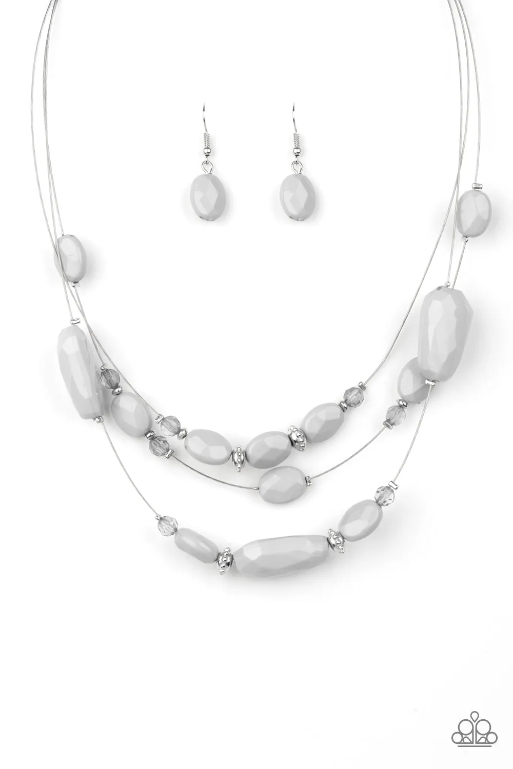 Radiant Reflections - Silver Necklace