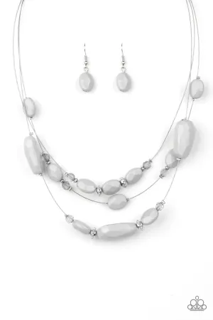 Radiant Reflections - Silver Necklace