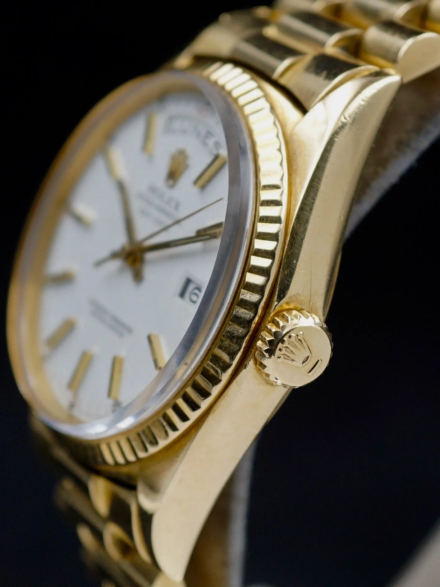 Rare 1968 Rolex Day-Date (Ref. 1803)  ‘Red Quarter Dial’