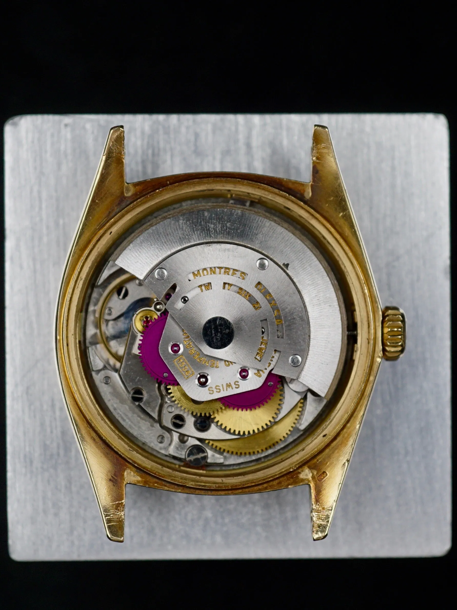 Rare 1968 Rolex Day-Date (Ref. 1803)  ‘Red Quarter Dial’