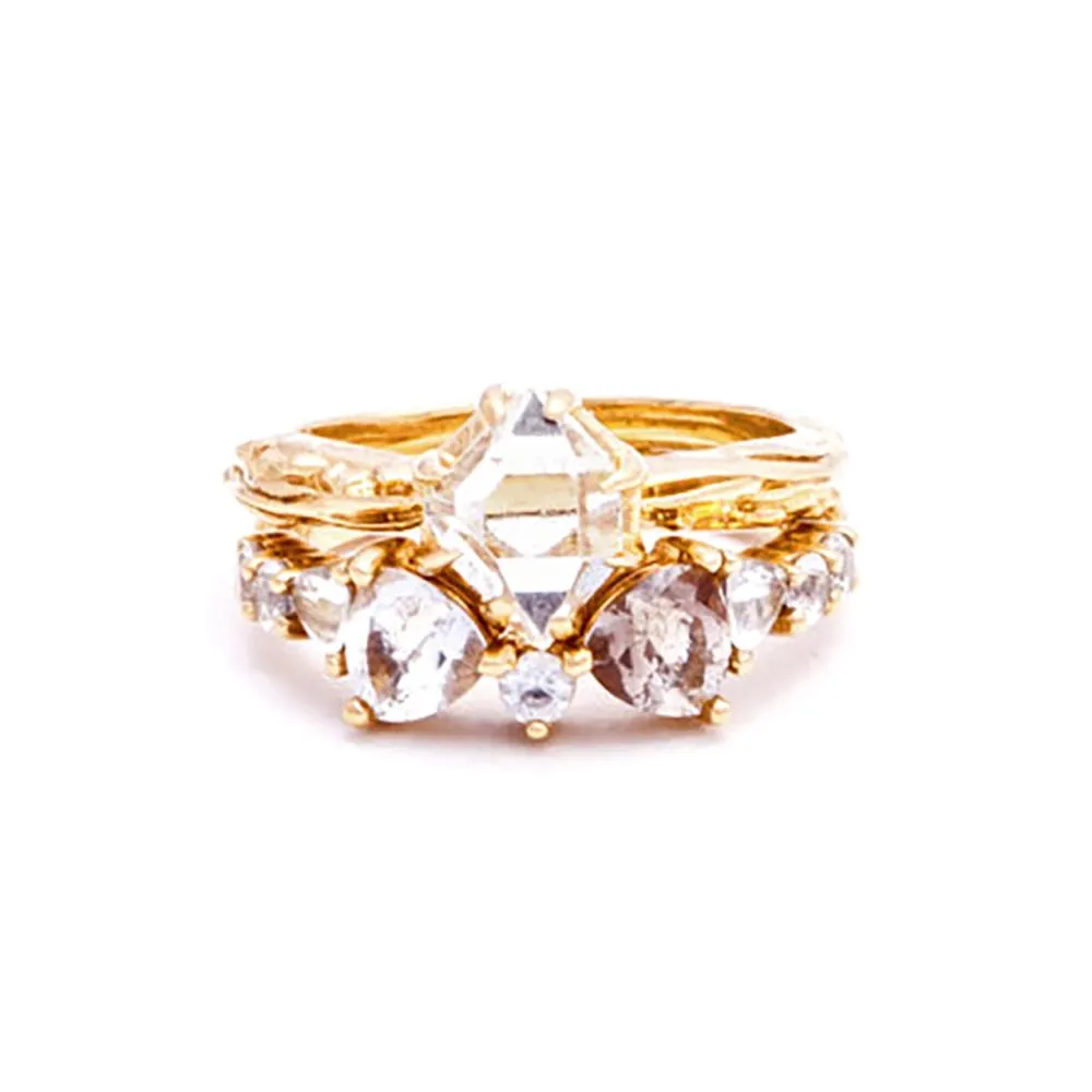 RAW SOLITAIRE UNION (No. 03) | 14K GOLD