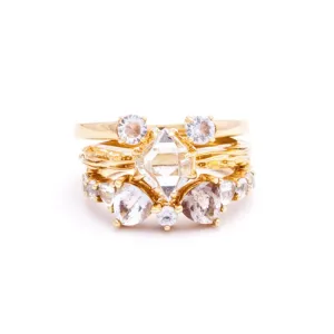 RAW SOLITAIRE UNION (No. 04) | 14K GOLD