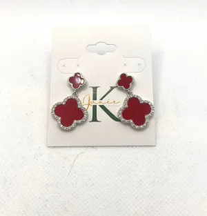 Red Clover Earrings
