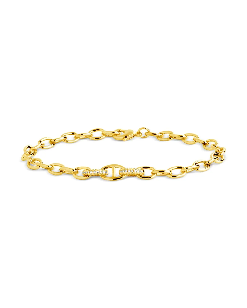 Reina CZ Chain Link Bracelet