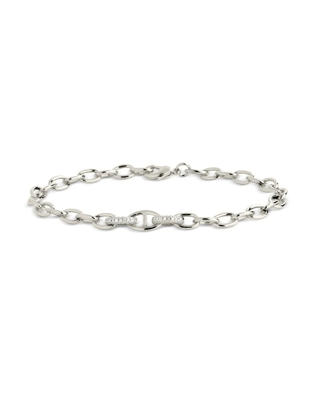 Reina CZ Chain Link Bracelet