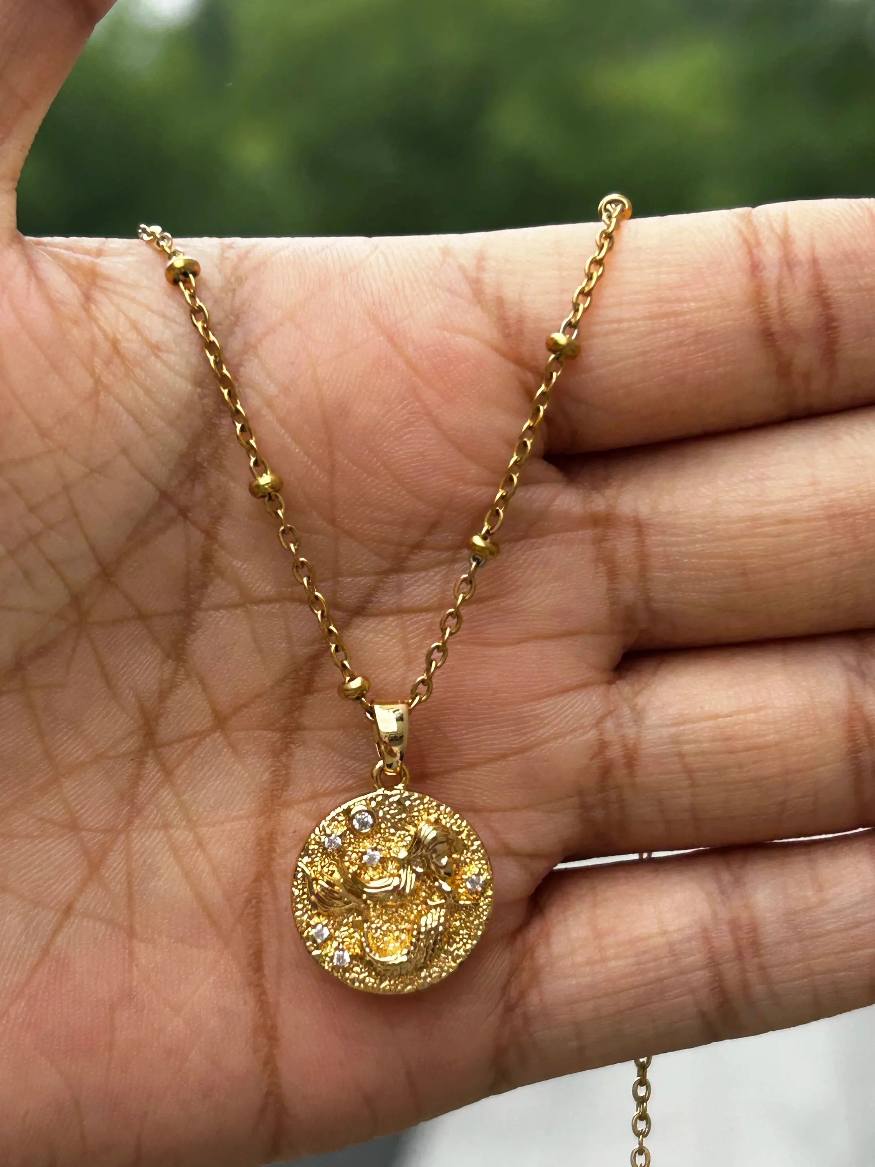 Rhinestone Rose Choker Shiny Zircon Sunrise Necklace For Women Gold Color Collar Evil Eyes Jewelry Y2k