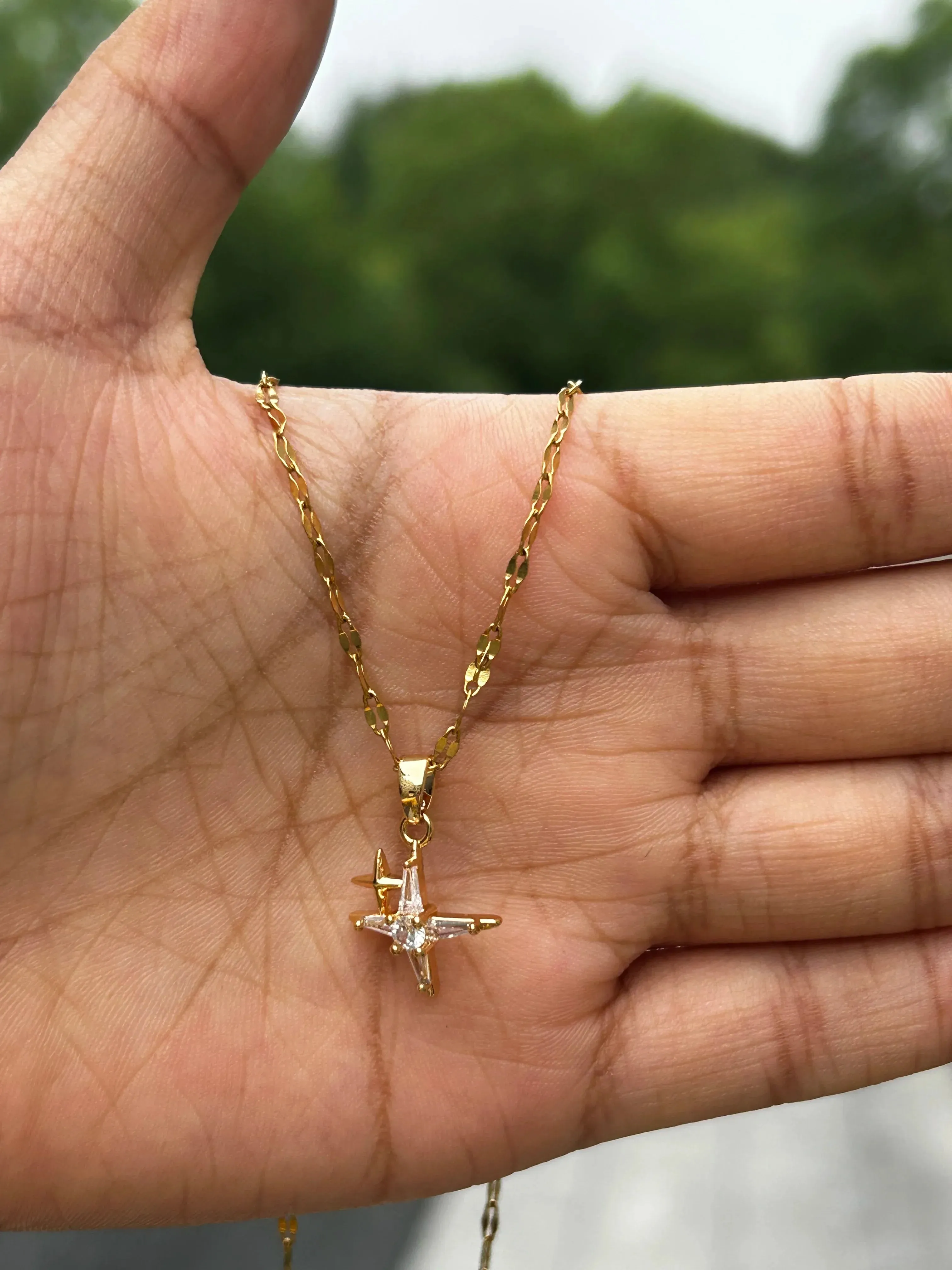 Rhinestone Rose Choker Shiny Zircon Sunrise Necklace For Women Gold Color Collar Evil Eyes Jewelry Y2k