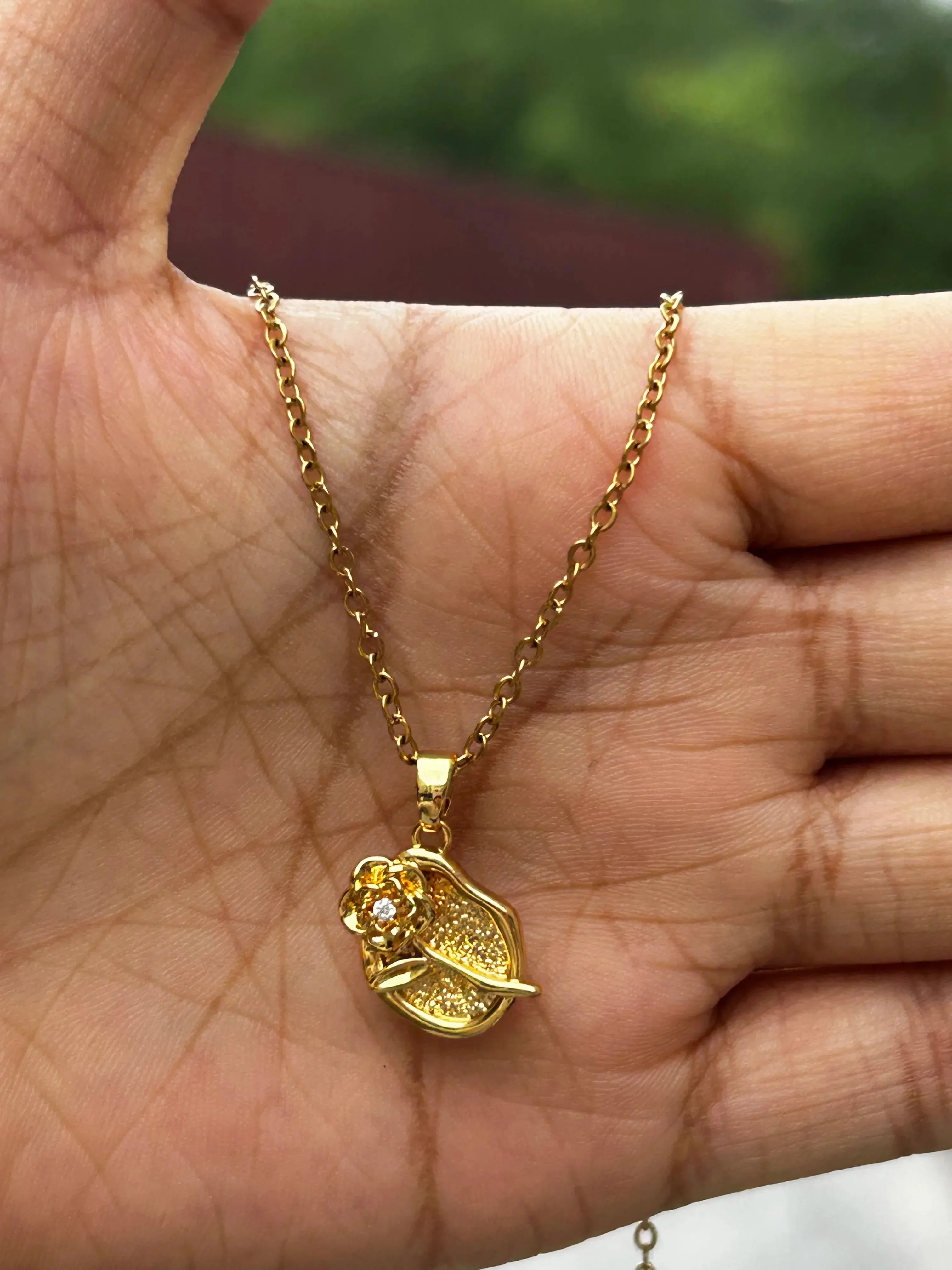 Rhinestone Rose Choker Shiny Zircon Sunrise Necklace For Women Gold Color Collar Evil Eyes Jewelry Y2k