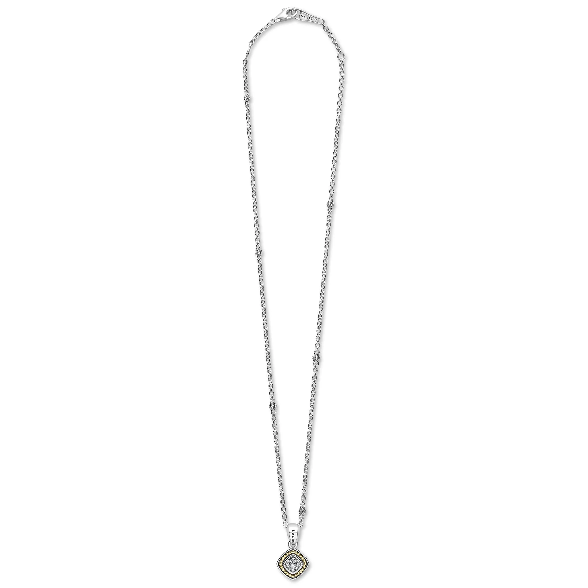 Rittenhouse Two-Tone Diamond Pendant Necklace