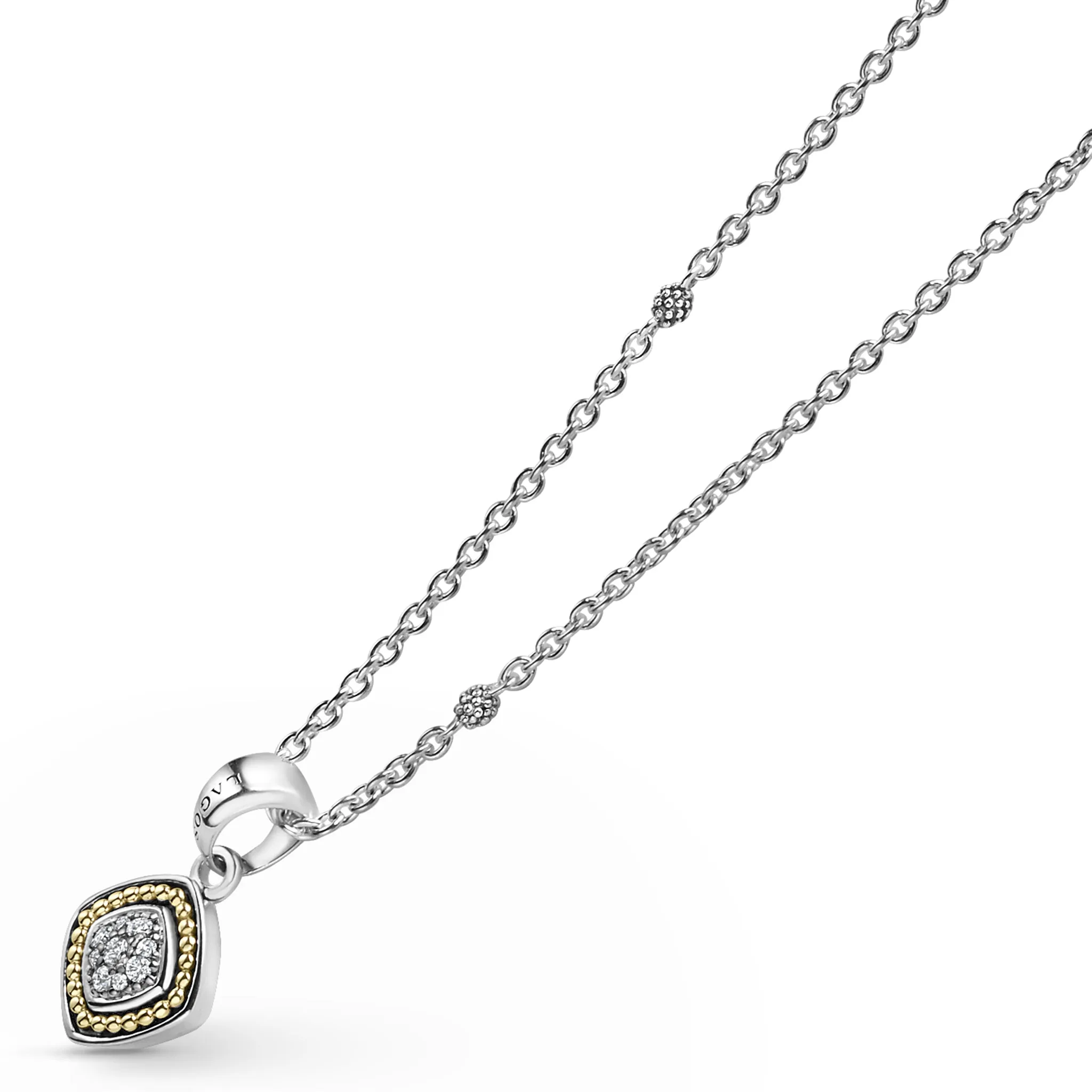 Rittenhouse Two-Tone Diamond Pendant Necklace