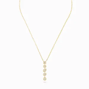 Rock Drop Chain Necklace