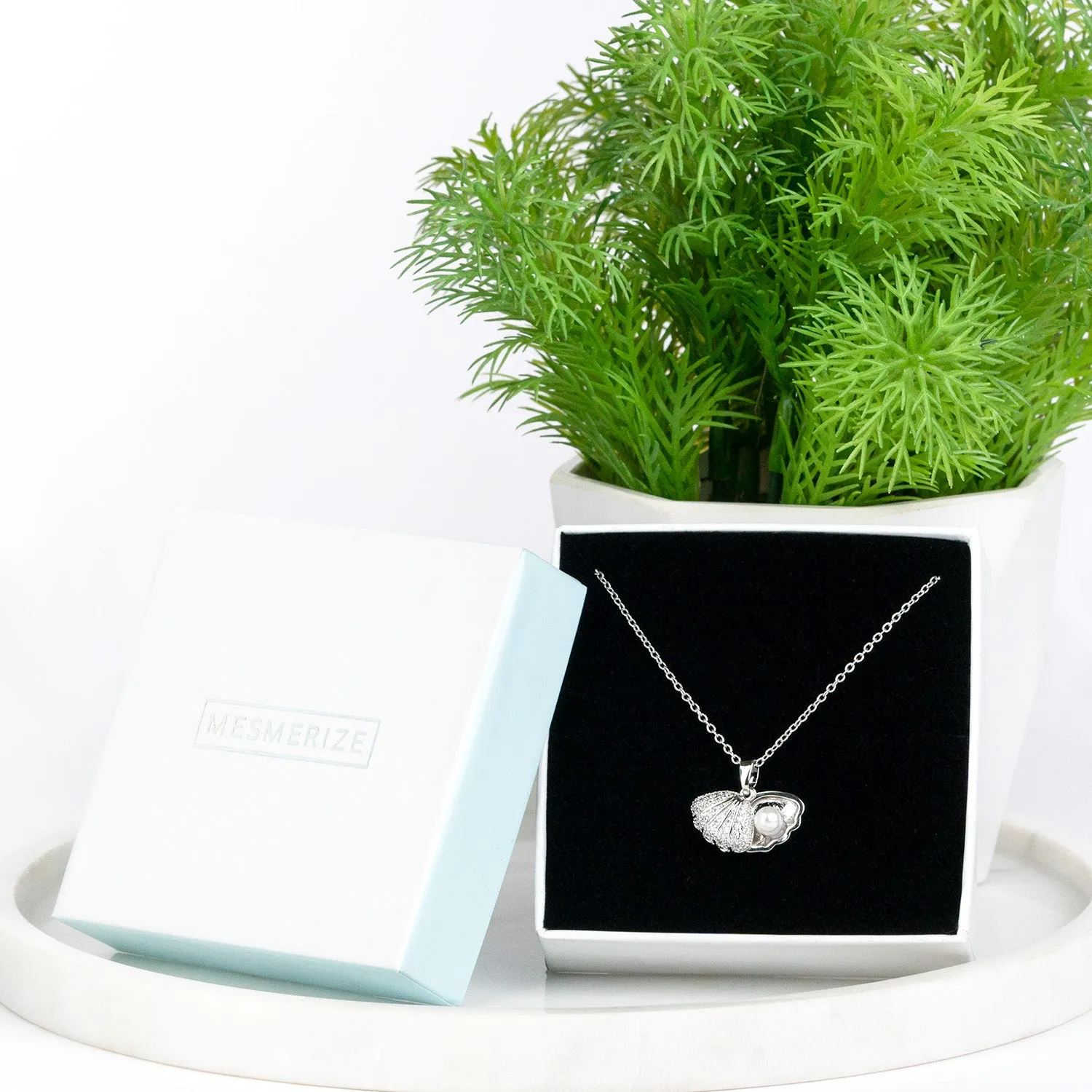 Rotating Rose Preserved Rose Jewellery Box With Necklaces
