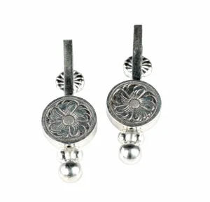 Round Drop Earrings