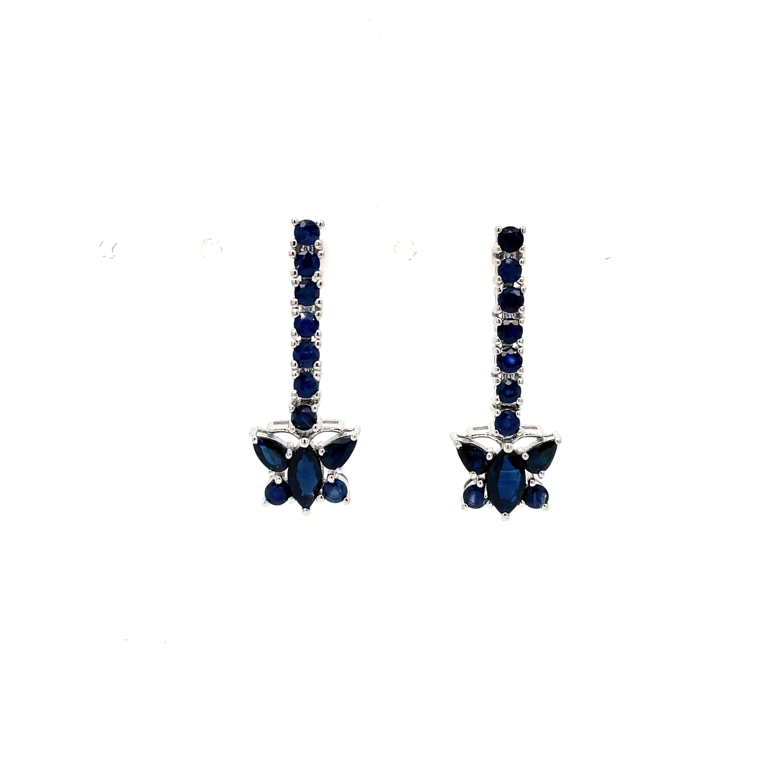 Ruby Earring in .925 Sterling Silver - KST 50718