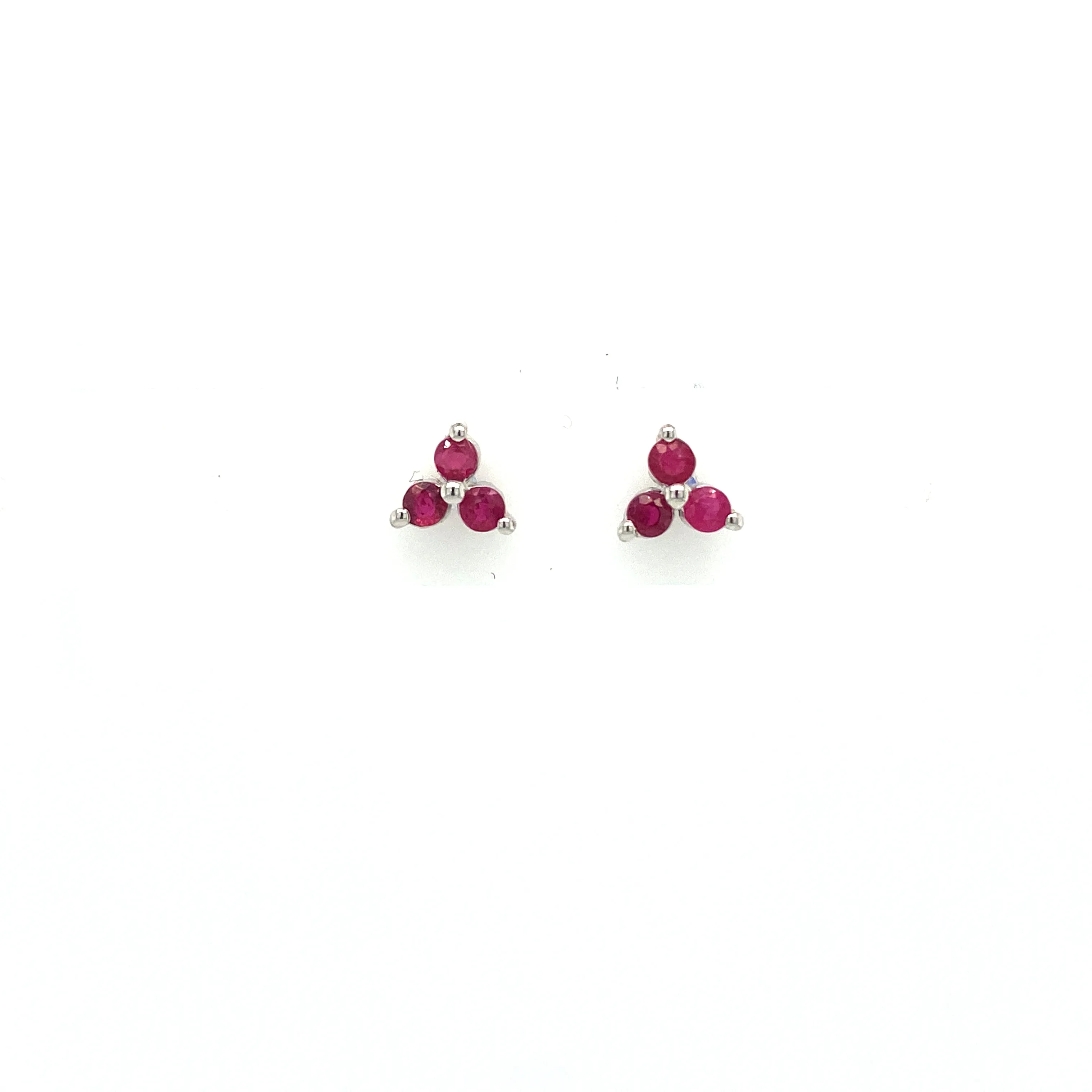 Ruby Earring in .925 Sterling Silver - KST 53982