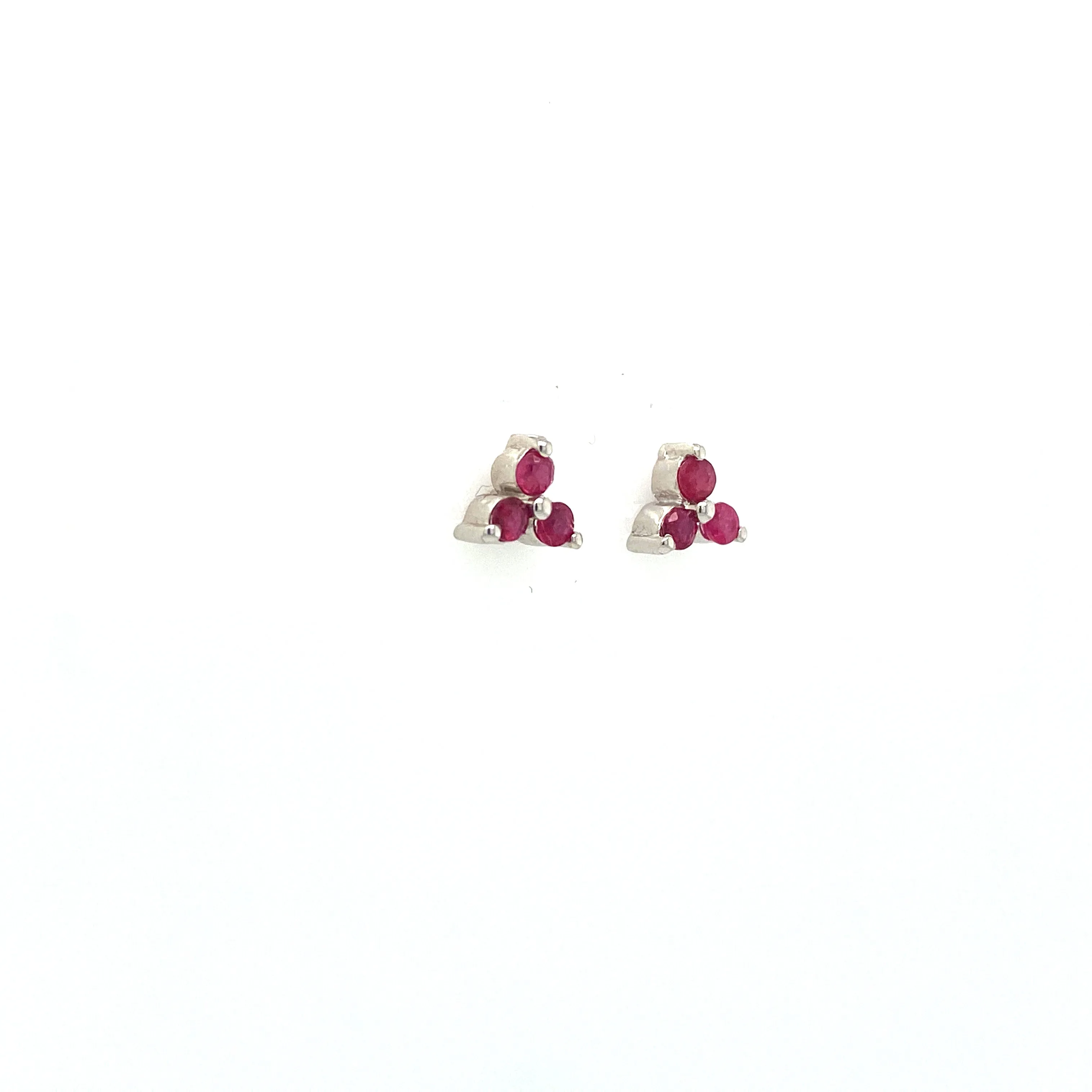 Ruby Earring in .925 Sterling Silver - KST 53982