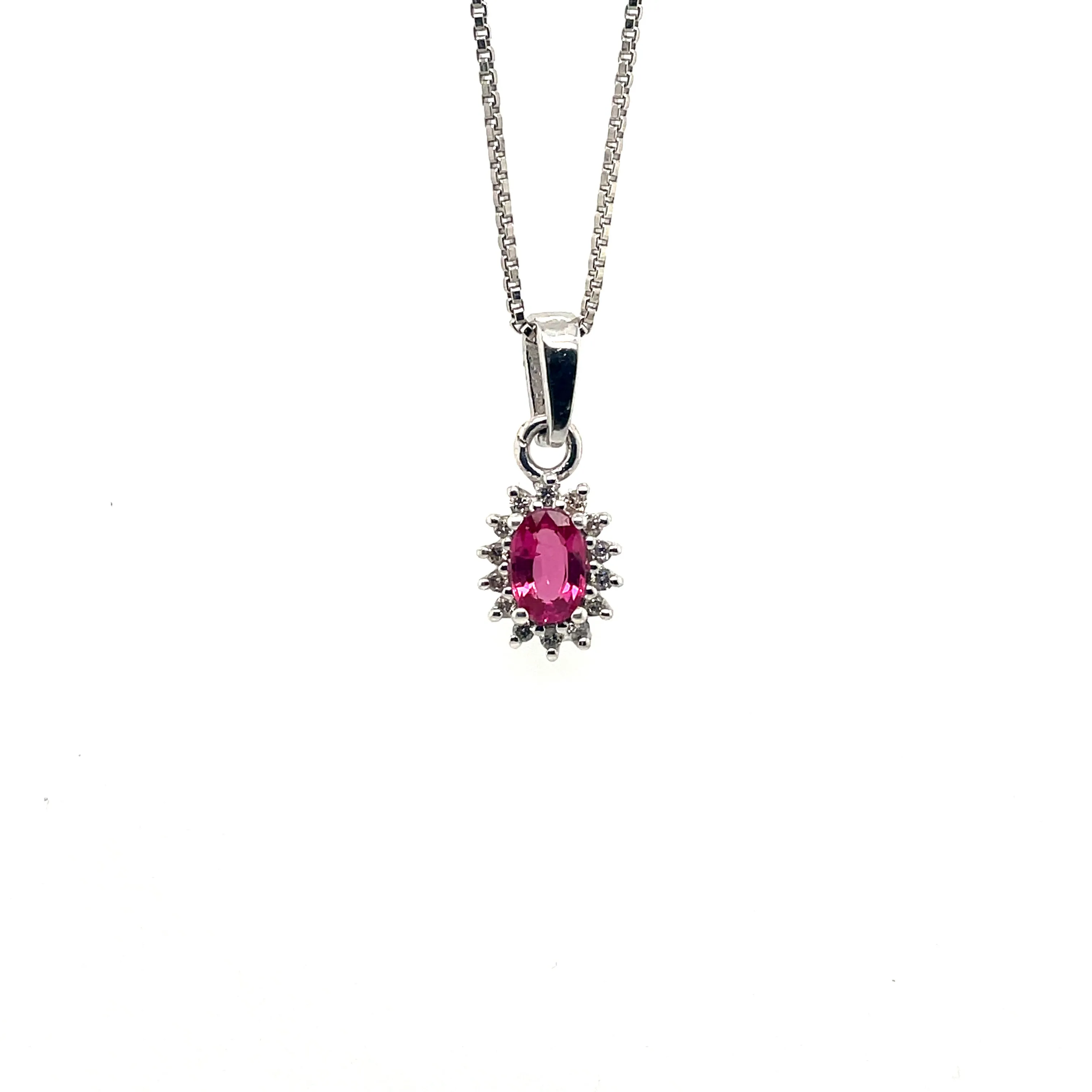 Ruby Pendant  in .925 Sterling Silver - KSP 32352