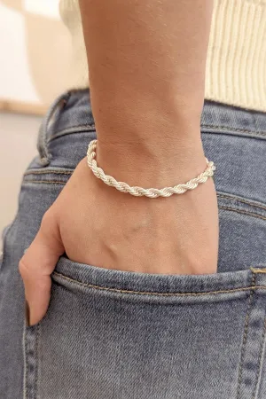 Rue Bracelet in Silver
