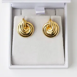 SAMPLE SALE- Twist Statement Stud Earrings