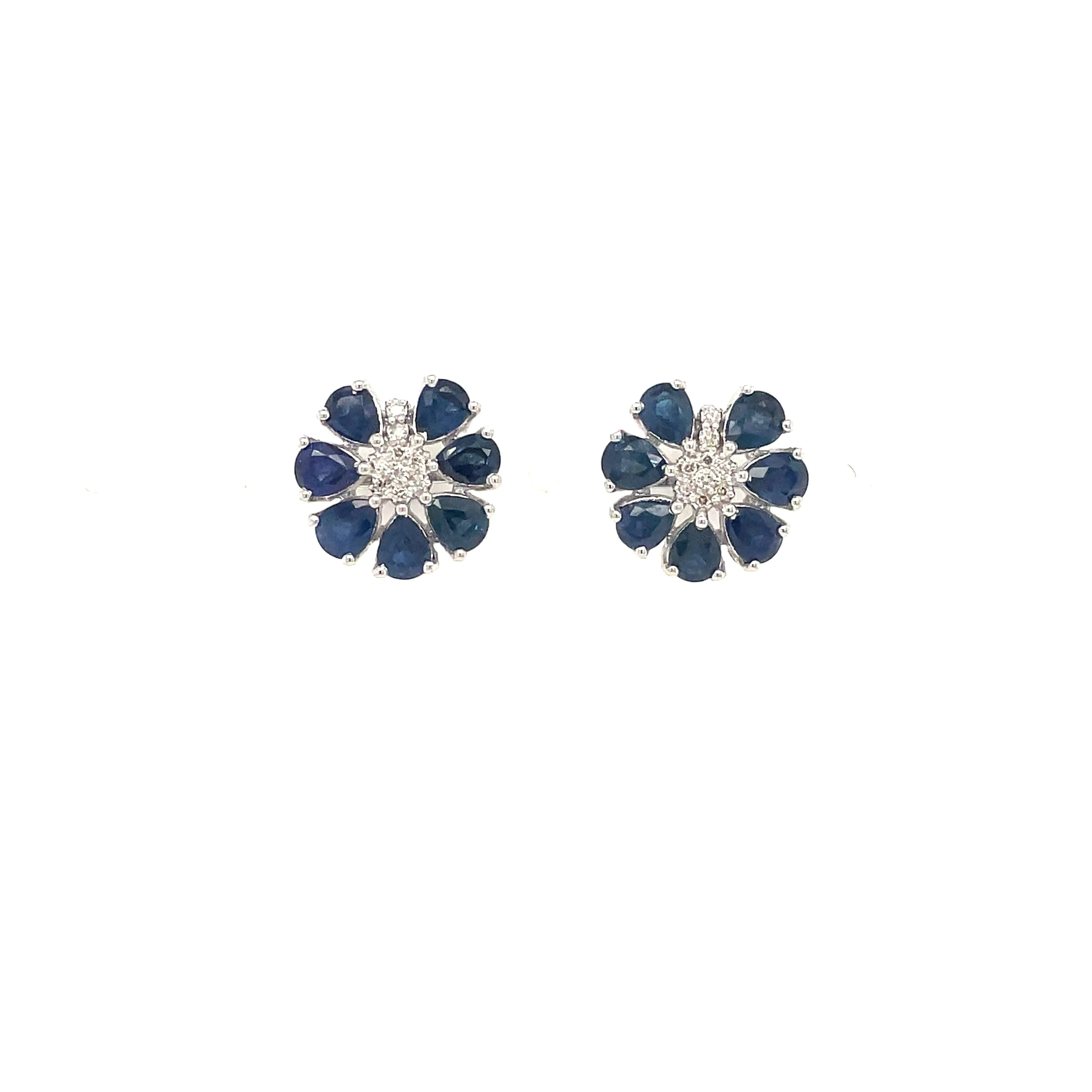 Sapphire Earring in .925 Sterling Silver - KST 58923