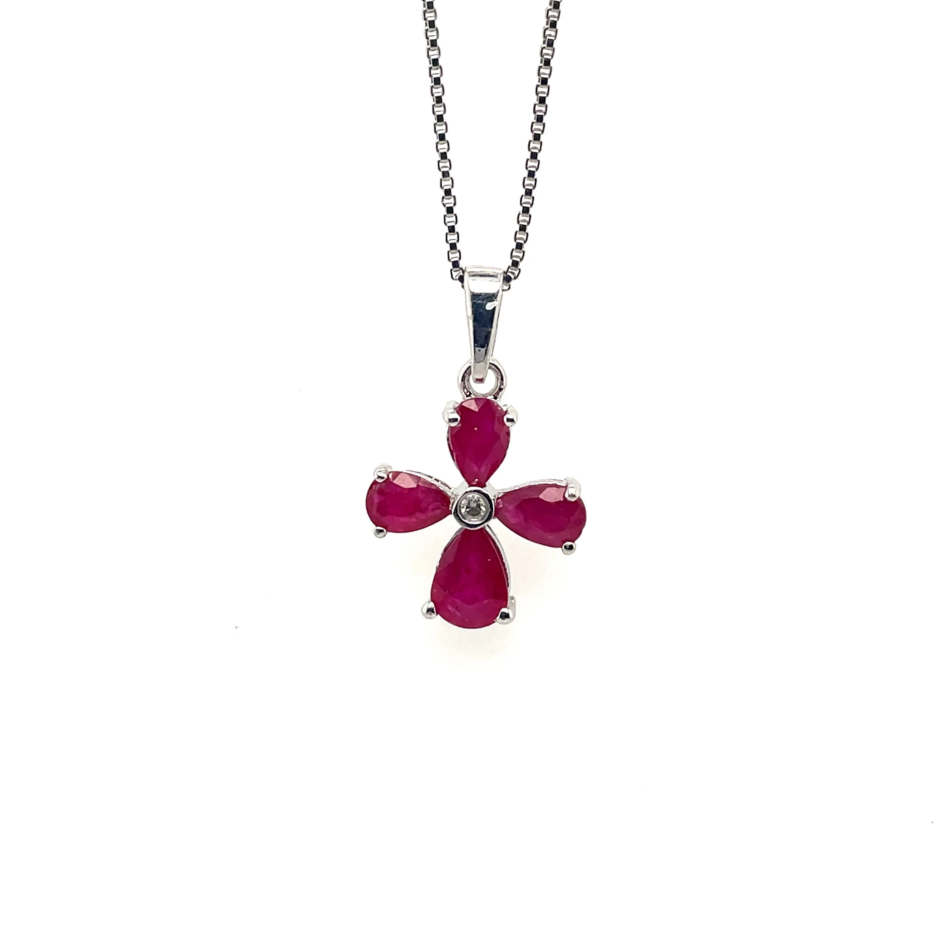 Sapphire Pendant  in .925 Sterling Silver - KSP 35513