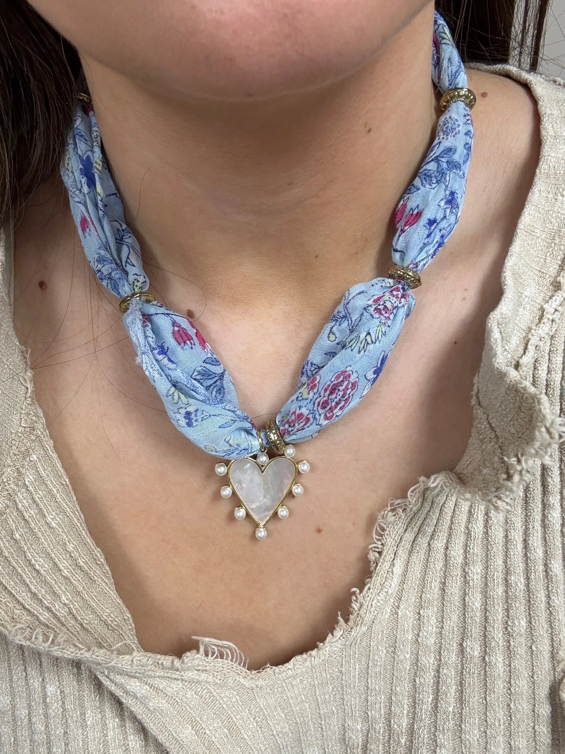 Scarf Charm Necklaces