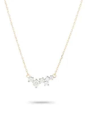 Scattered Diamond Necklace